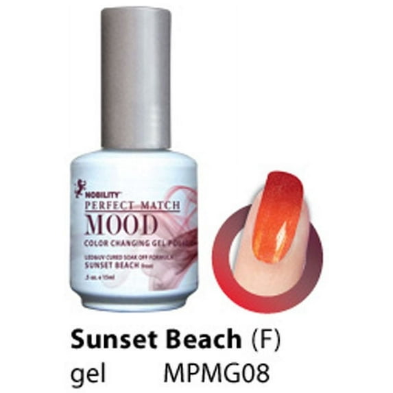 LECHAT Soak off Gel Mood Changing Color - MPMG08 Sunset Beach