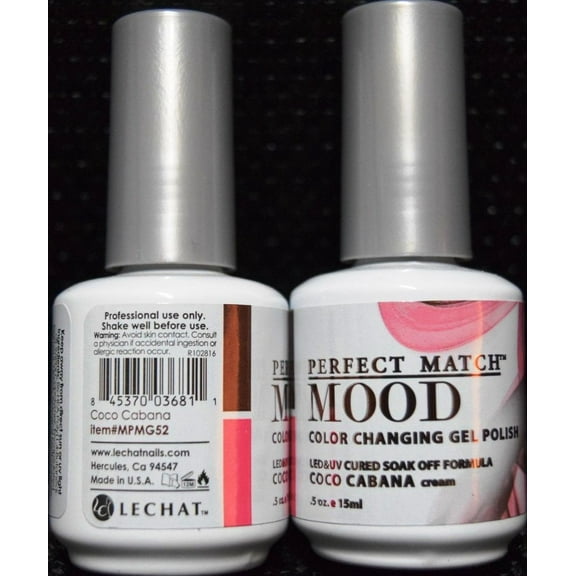 LECHAT Soak off Gel Mood Changing Color - MPMG52 Coco Cabana