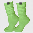 thumbnail image 1 of LECHERY Unisex Scrunch Slouchy Woven Tab Socks (1 Pair) - One Size, Celery, 1 of 5