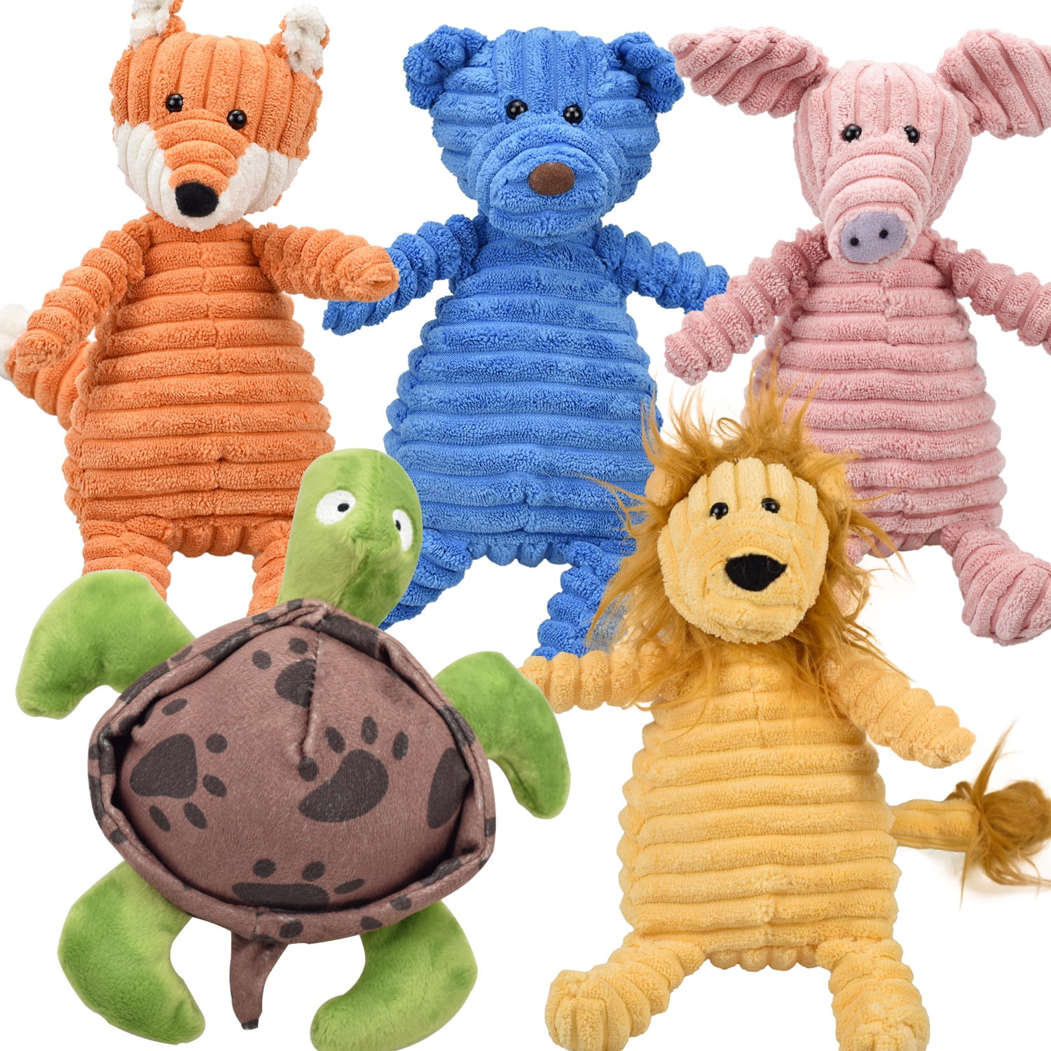 LECHONG Christmas Stuffed Dog Toy 5 Pack Squeaky Mauritius Ubuy