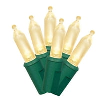 Indoor/Outdoor 100-Count LED Mini Christmas String Lights, Warm White, 19.5', by Holiday Time