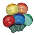thumbnail image 1 of Indoor/Outdoor 100-Count LED Super Bright G30 Christmas Lights, Multicolor, 57', Holiday Time, 1 of 6