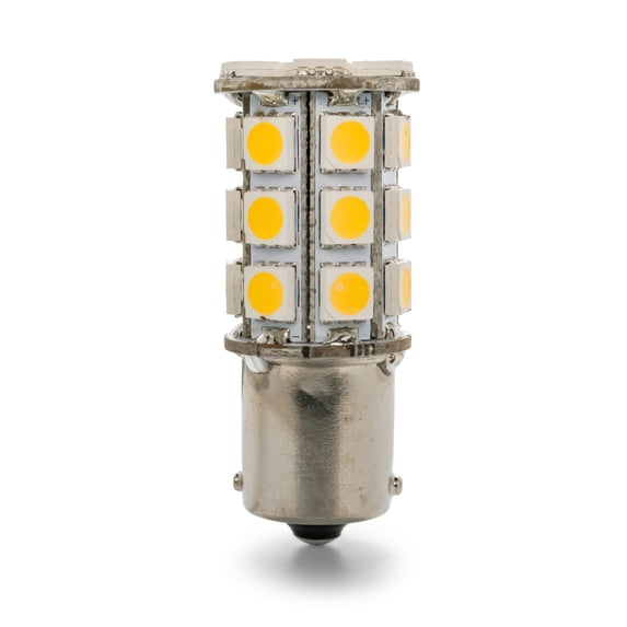 LED - 1156/1141/1073/93 (BA15S) 27-LED 285lm,BrightWht (E/F)