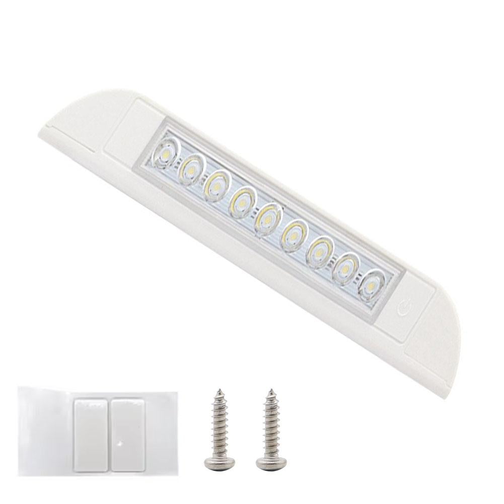 LED 12V 9" Awning Light Bar RV Trailer Boat Outdoor Canopy Roof Lamp