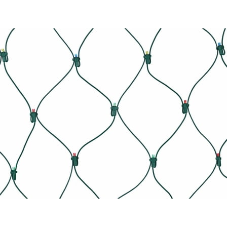 Indoor/Outdoor 150-Count LED Christmas Net Lights, Multicolor, 6' x 4', by Holiday Time