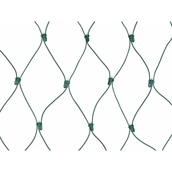 Indoor/Outdoor 150-Count LED Christmas Net Lights, Warm White, 6' x 4', by Holiday Time