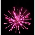thumbnail image 1 of Spritzer 16" Pink LED Holiday Light – 80-Bulb Flexible & Collapsible Outdoor Décor Orb, 1 of 8