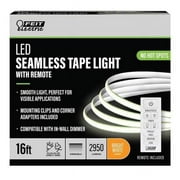 LED 16 ft. Plug-In LED Tape Light, Bright White