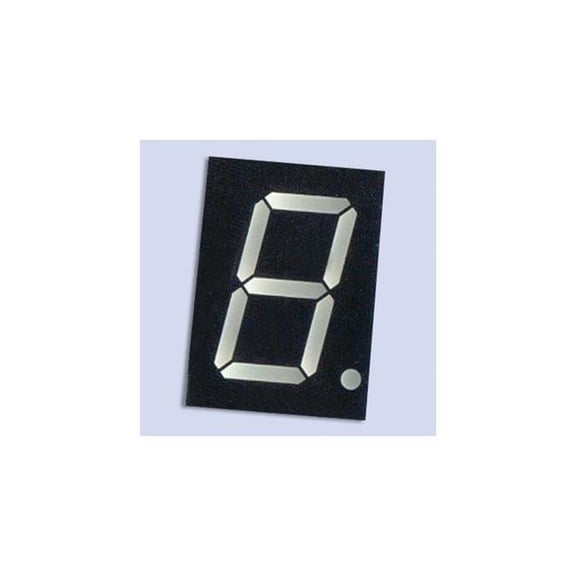 LED 1D-03A-PUREGREEN Single Digit LED Display, Pure Green
