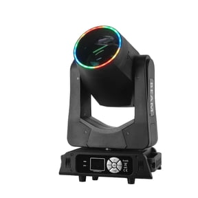 LED 200W Beam Moving Head Light with (6+12+24 combinable Effects),13 Patterns (3 Glass Images)+White Light