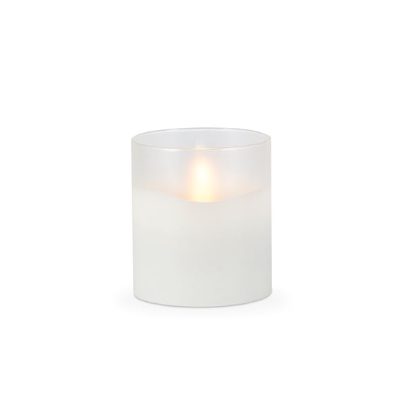 Everlasting Glow White No Scent Scent Flameless Hand Poured Candle