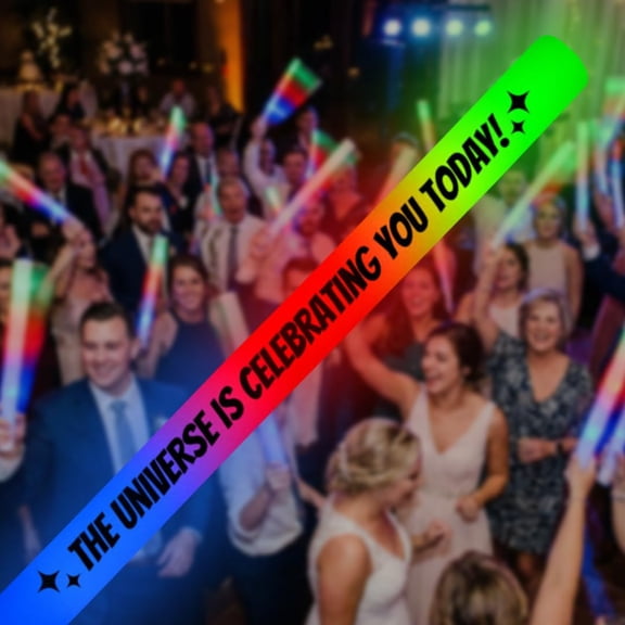 LED 3 Color Foam Sticks Lights Party Batons Wand for Wedding, Parties, Birthdays, Guests, Party, DJ, Concerts, Festivals, Promotions Bulk Party Favors 3 Lighting Modes (12)