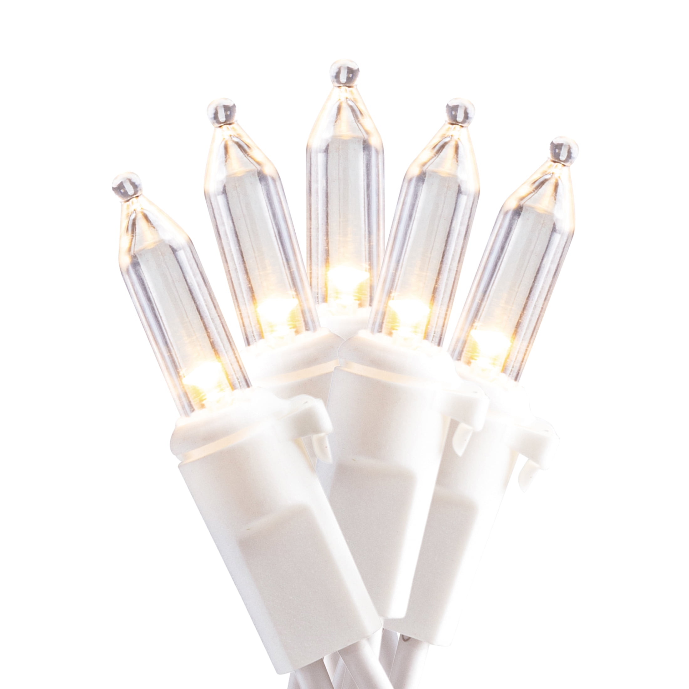 Indoor/Outdoor 300-Count LED Mini Christmas String Lights, Warm White, 62.3', by Holiday Time