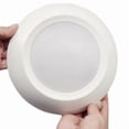 thumbnail image 1 of Trans Globe Lighting LED-30021-1 Vanowen Single Light 7-1/2" Wide Integrated LED Outdoor Flush Mount Ceiling Fixture White Outdoor Lighting Ceiling, 1 of 5