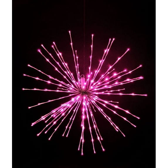 Holidynamics LED 32" Spritzer Outdoor Lighted Christmas Decoration, Pink, 1 Count