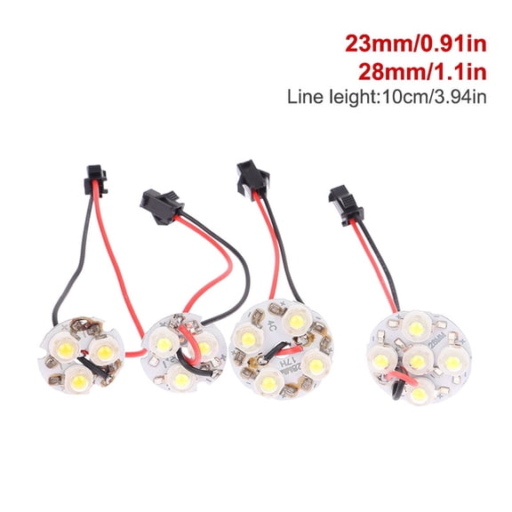 LED 3W/4W/5W Lamp Bead Light Board Bulb Transformation Light Source 23/28mm