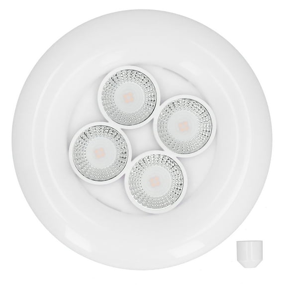 LED 4‑Hole LED Spot Light 3‑Gear Adjustable Spotlight for Garage Warehouse AC 165‑265V 38W