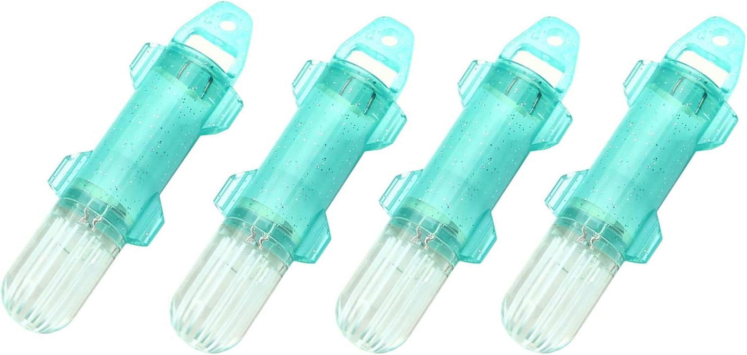 LED 4PACK Deep Drop Underwater Fishing Flashing Light Bait Lure Squid, 500hrs Lifespan, 600M Deep