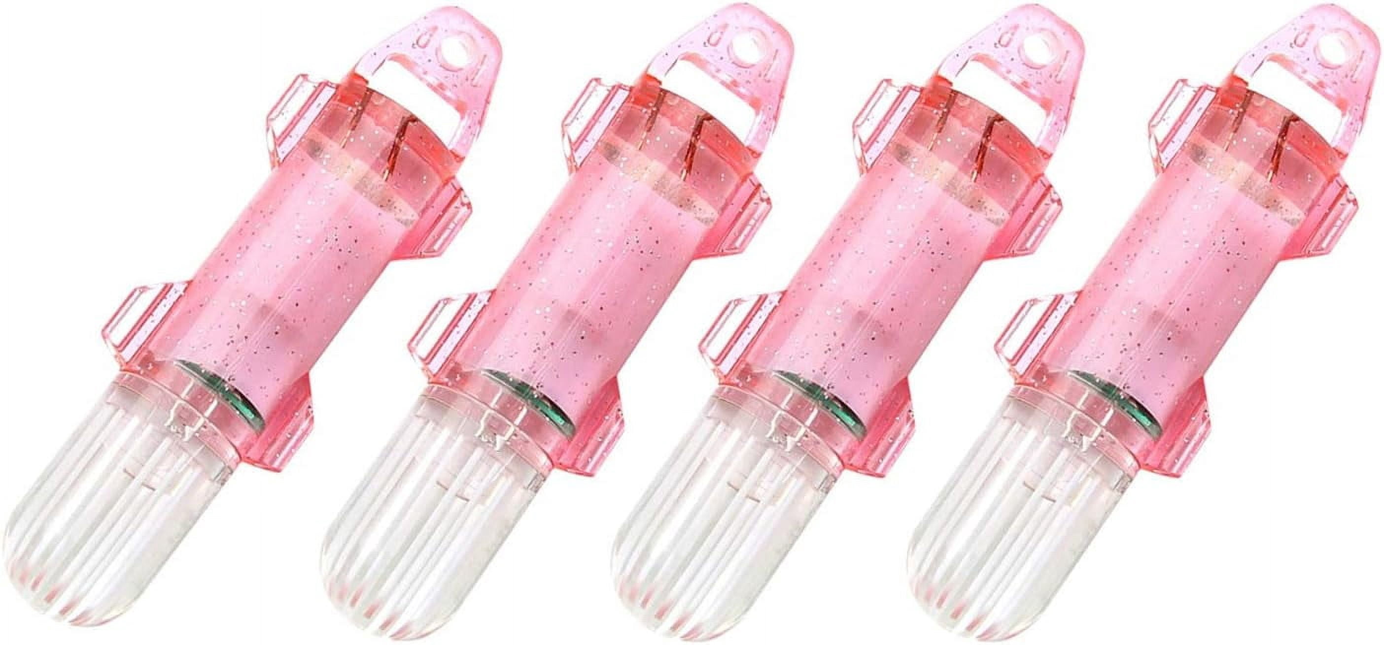 LED 4PACK Deep Drop Underwater Fishing Flashing Light Bait Lure Squid, 500hrs Lifespan, 600M Deep