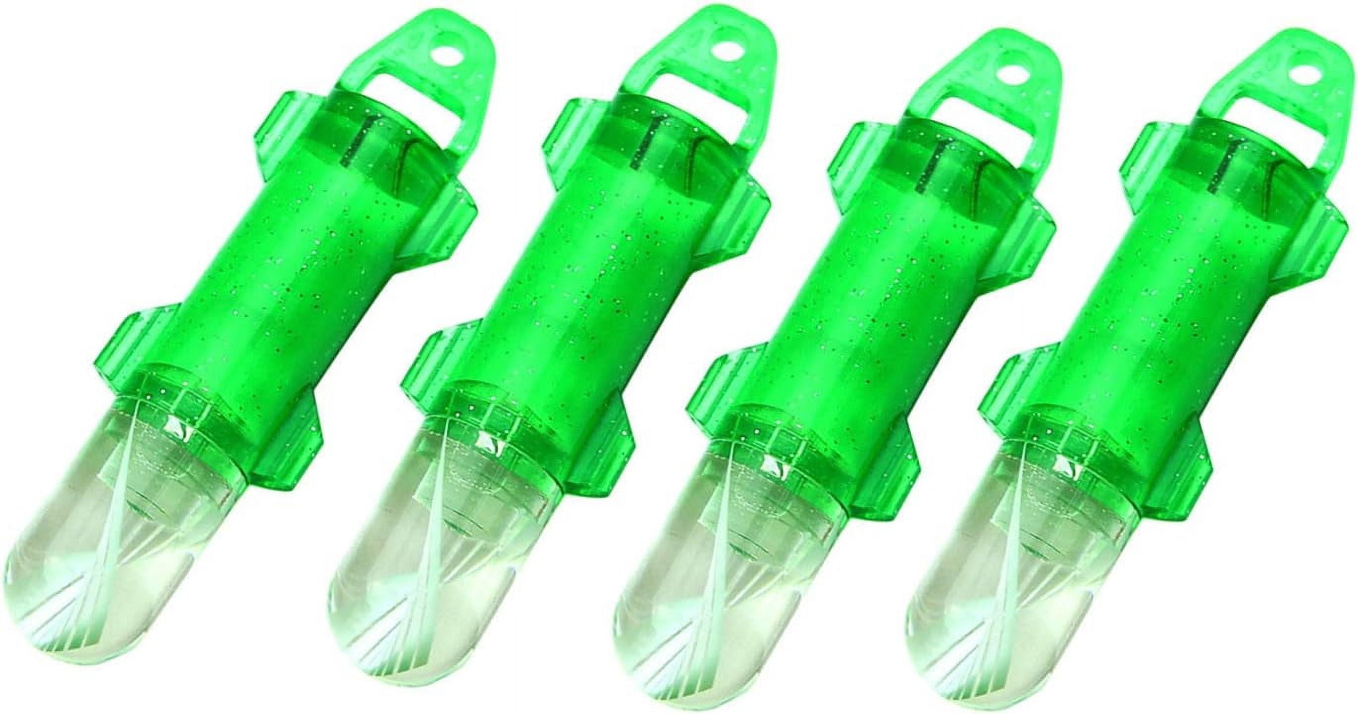 LED 4PACK Deep Drop Underwater Fishing Flashing Light Bait Lure Squid, 500hrs Lifespan, 600M Deep
