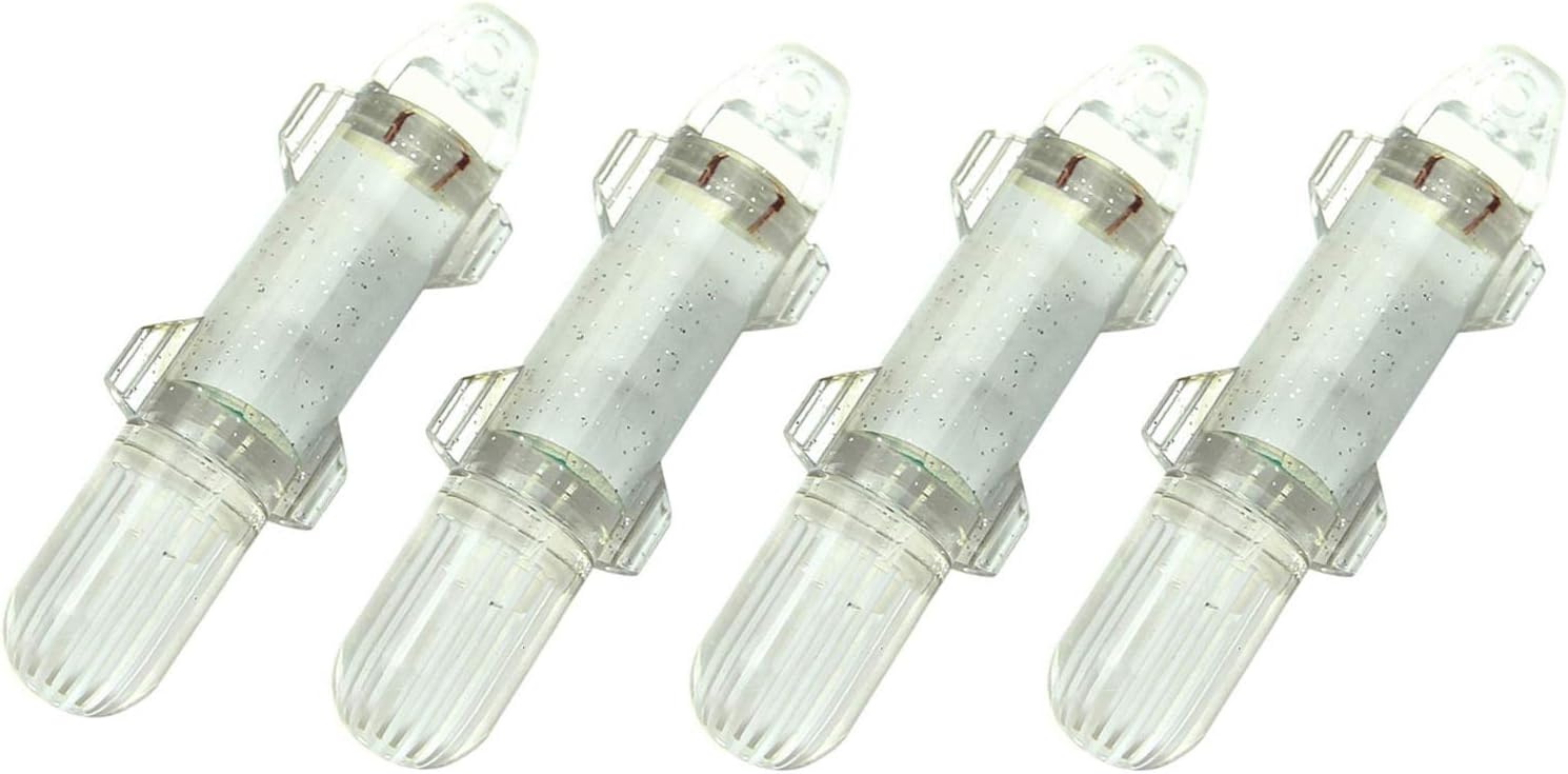 LED 4PACK Deep Drop Underwater Fishing Flashing Light Bait Lure Squid, 500hrs Lifespan, 600M Deep