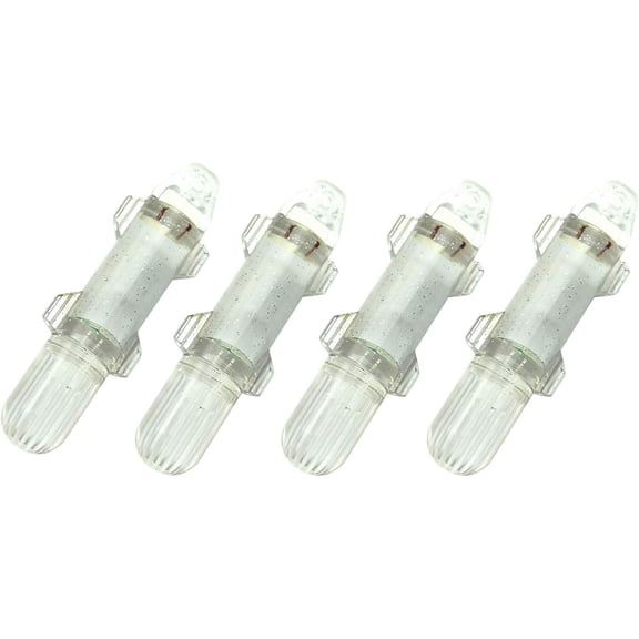 LED 4PACK Deep Drop Underwater Fishing Flashing Light Bait Lure Squid, 500hrs Lifespan, 600M Deep