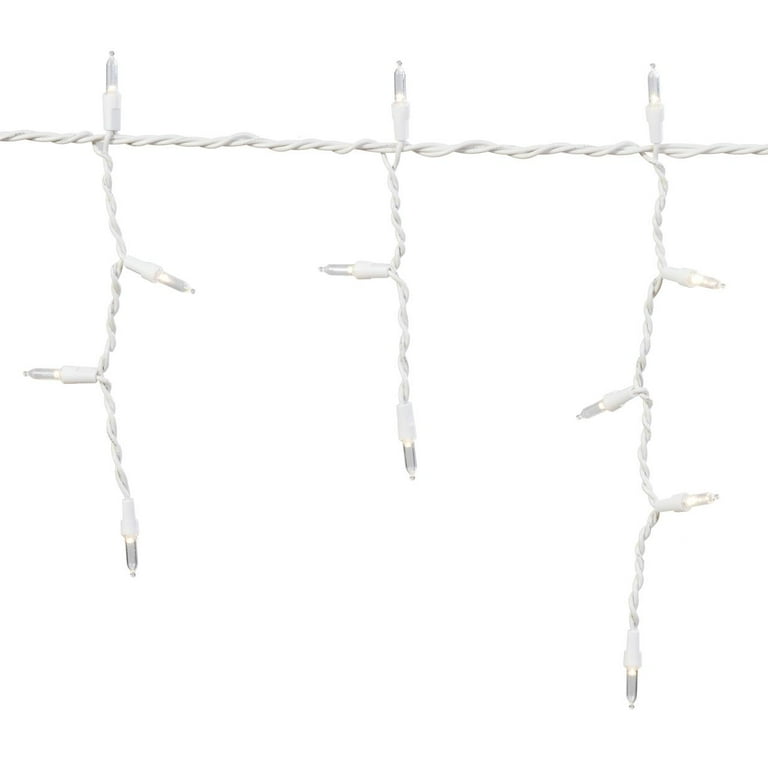 Indoor/Outdoor 500-Count LED Icicle Christmas Lights, Warm White