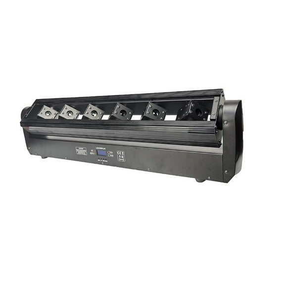 LED 6 Eyes Moving Head Light With DMX512 Sound Auto Run Master Slave Control For Disco Dj Party Wedding Pub Stage Light