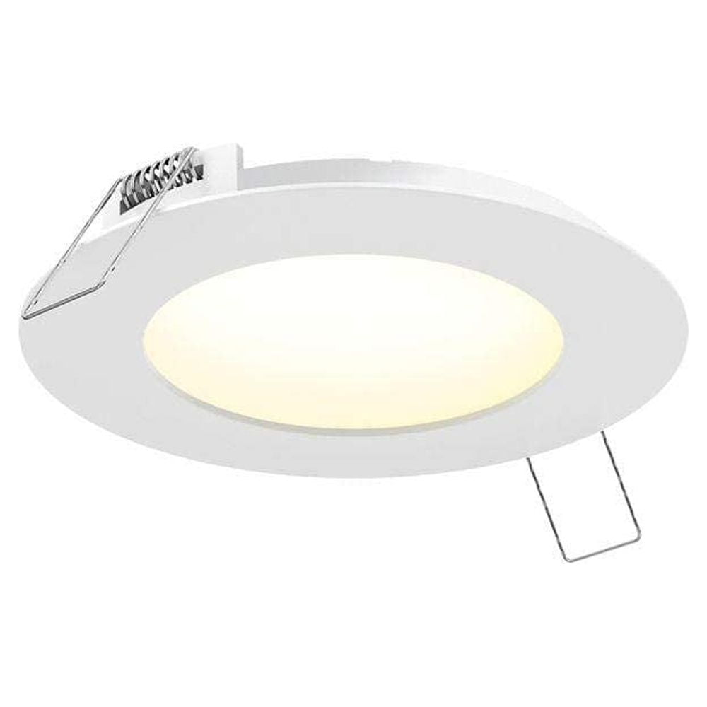 Slim 6" Round Aluminum LED Panel Light, Cool White, Energy Star