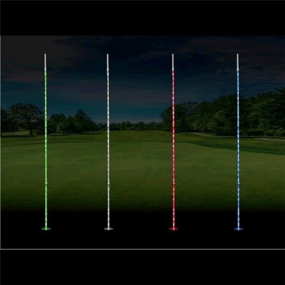 LED 78 Inch White Flag Stick