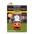 thumbnail image 1 of Baby Ghost in Jack-o'-Lantern with Banner Airblown Yard Inflatable, Multicolor, 3.5', Halloween by Way To Celebrate, 1 of 8