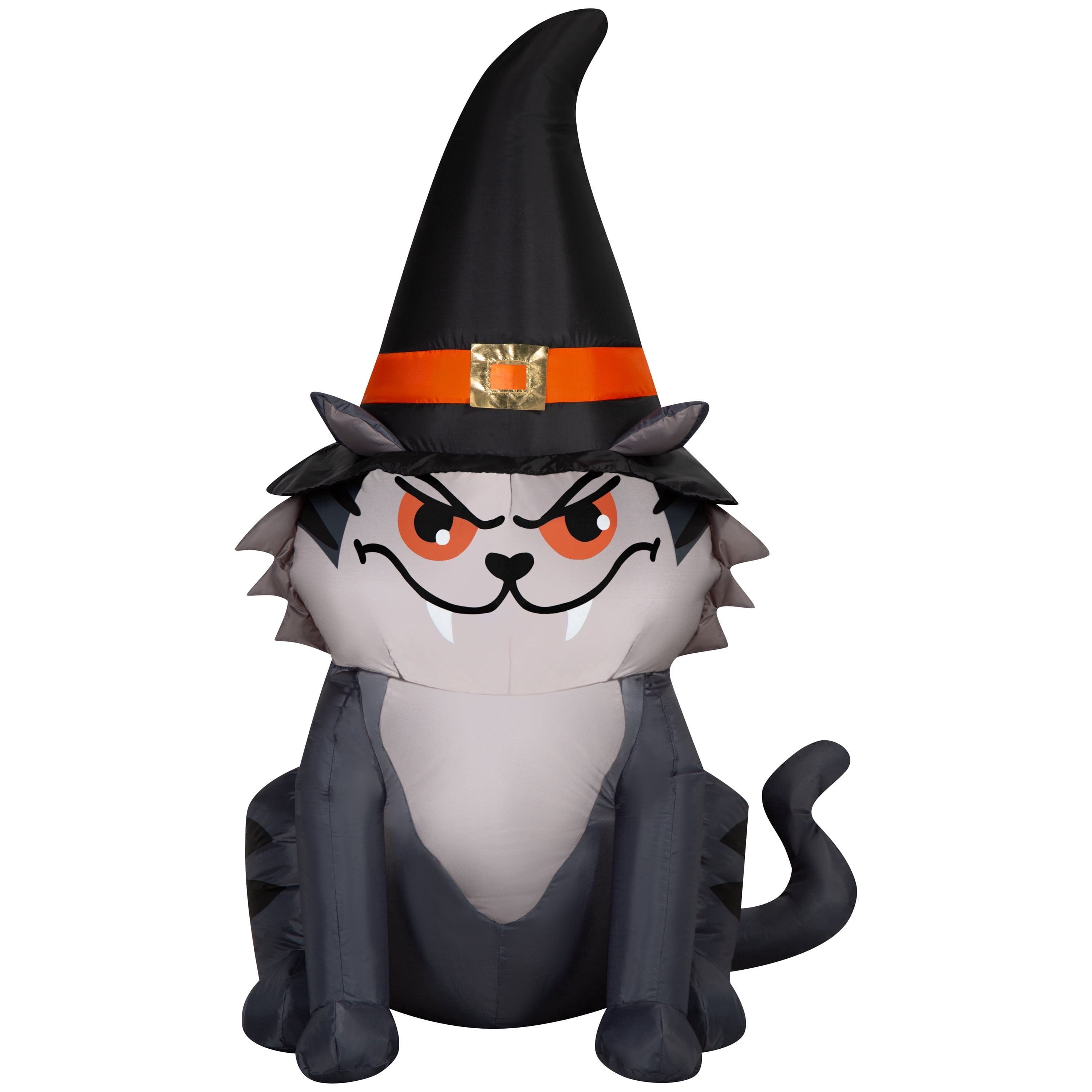 Tabby Cat Airblown Yard Inflatable, Multicolor, 4', Halloween by Way To Celebrate