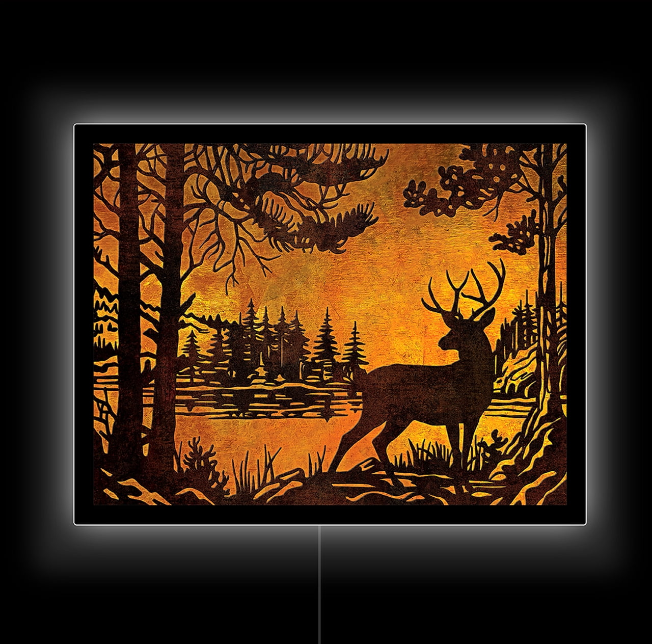LED AMBER DEER Signs