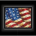 thumbnail image 1 of Desperate Enterprises LED American Flag Neon Sign 23 x 18 Inch Backlit Acrylic Wall Decor Multicolor Indoor Corded Electric Patriotic LED Wall Sign, 1 of 1