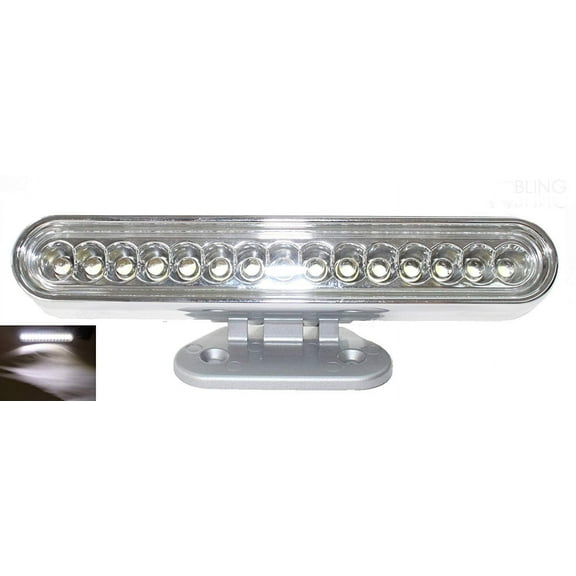 LED Accent Light Bar Adjustable White DRL Daytime Running Driving Trailer Truck