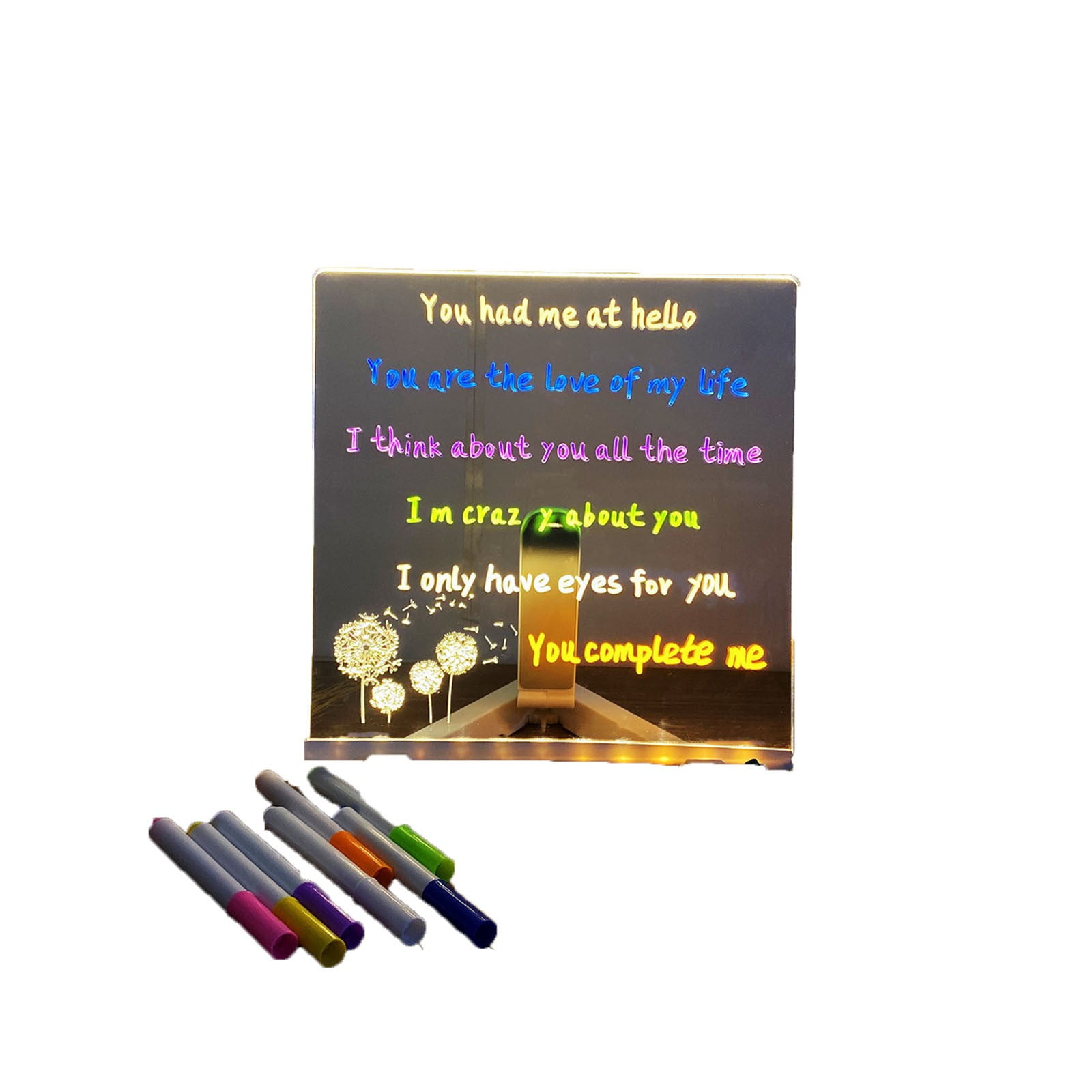 LED Acrylic Message Board Light Light Up Board Message Board Board With