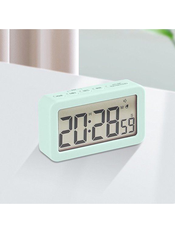 LED Alarm Clock Snooze, Usupdd Stereo Digital Display Alarm Clock with 12/24H, Countdown Timer Mini Desktop Clock for Bedroom Office