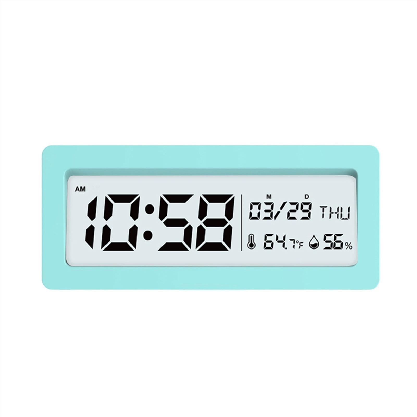 LED Alarm Clock Temperature Humidity Electronic Desktop Digital Table