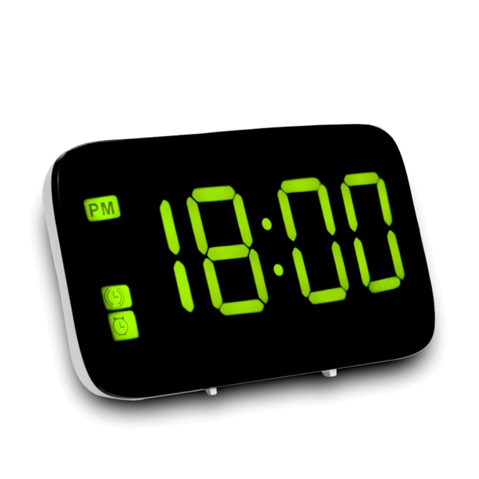 LED Alarm Clock Voice Control Large Display Digital Alarm Clock, Snooze ...