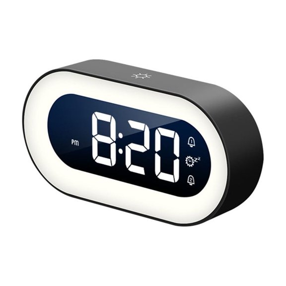 LED Alarm Clock for : Adjustable Brightness, Snooze & 18 Music Options!
