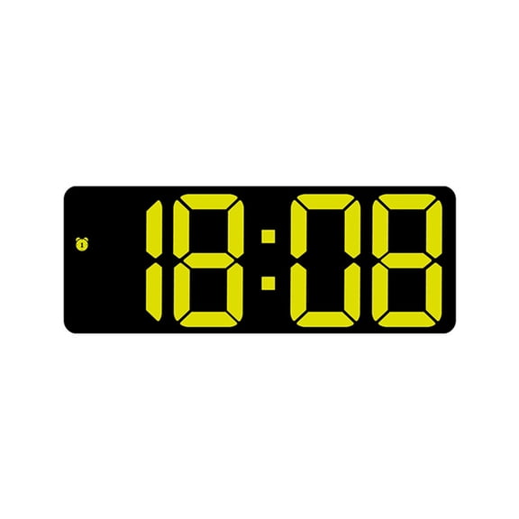 LED Alarm Clock with Date Time and Temperature Readout Mirror Designs Desk Clock