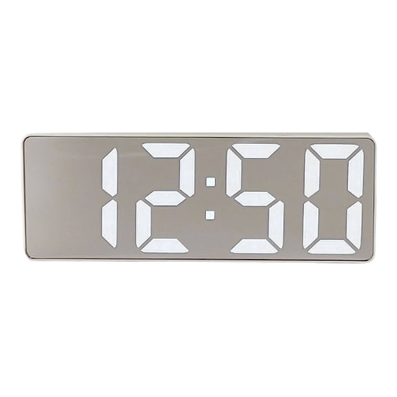 LED Alarm Clock with Temperature Monitoring Clear Display Quiet Mechanism Brightness Adjustment Home Office Decors