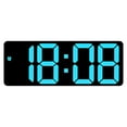 thumbnail image 1 of LED Alarm Clocks, Modern Minimalist Style, Battery and Plug-in, Large Display, Mirror Reflective Design, Versatile Digital Screen, Ideal for Homes and Offices, 1 of 5