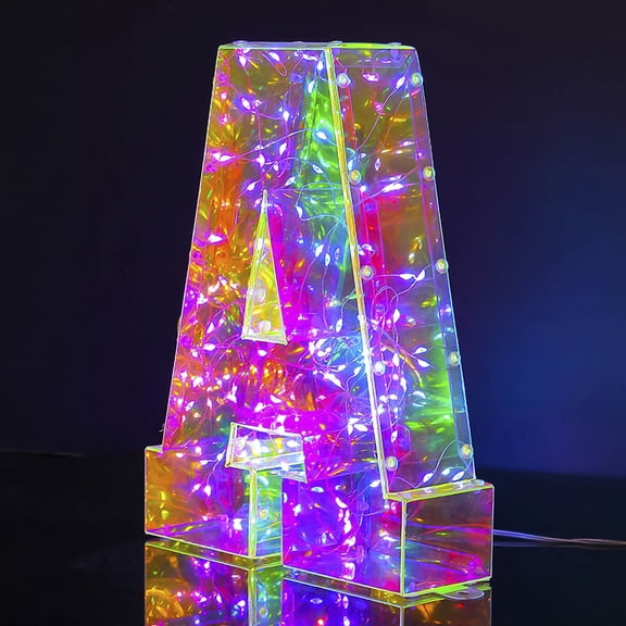 LED Alphabet Number Lights, 100 Beads DIY Letter and Number Night Light for Valentine’s Day, Wedding, Party, Birthday, Holiday Decoration and Personalized Home Decor