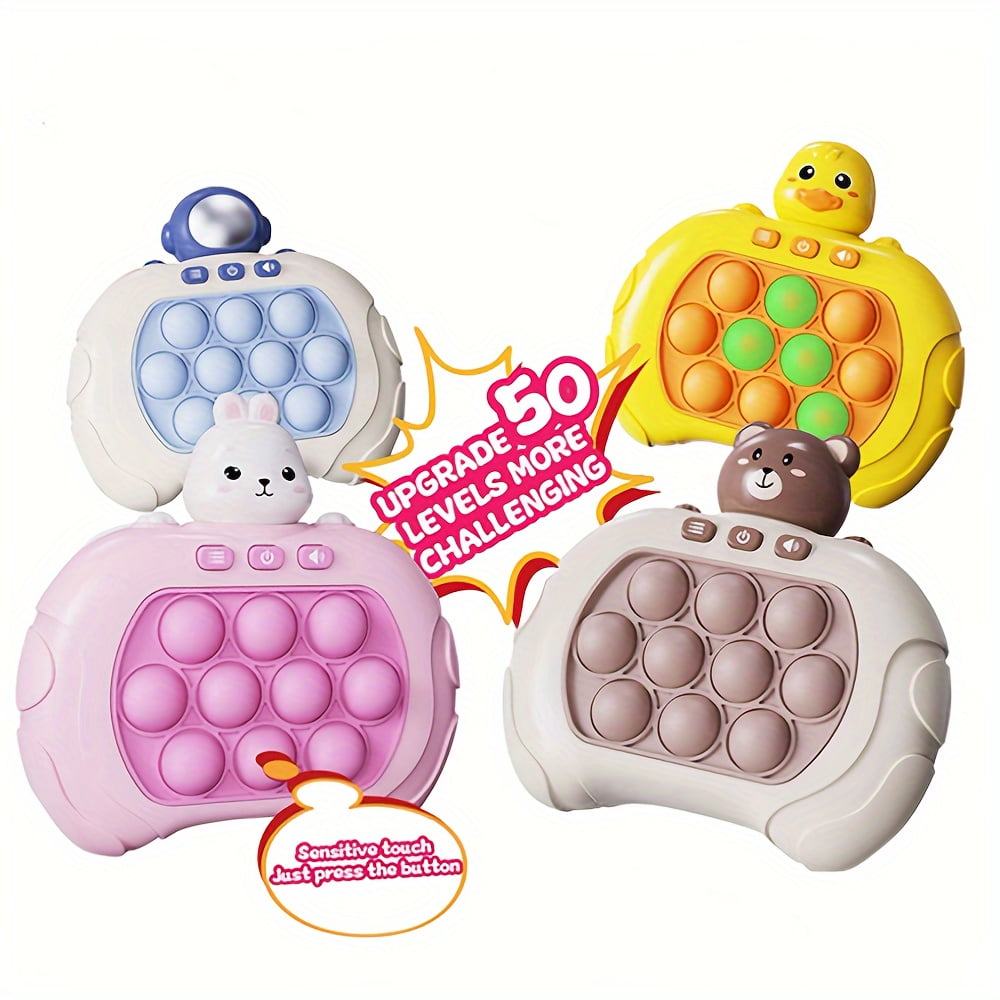 LED Animal Pop Fidget Toy with Memory Games Portable, Stress