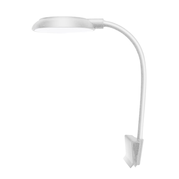 LED Aquarium Clamp Light Clip-on Fish Tanks Lighting 360-Degree Adjustable White and Blue Lights No Flicker Protect Eyes