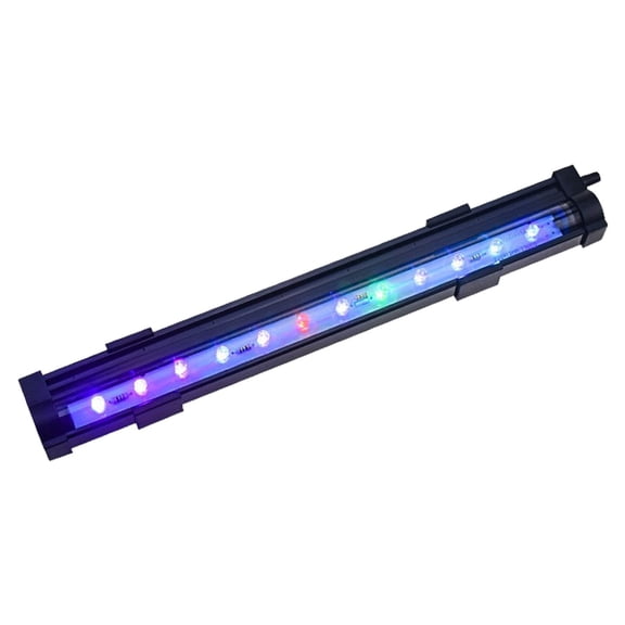 LED Aquarium Colorful Light with Air Stone, Submersible Fish Tank Bubble Lamp, Waterproof Decorative Lighting for Freshwater Saltwater