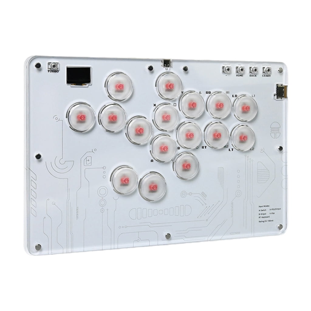 LED Arcade Keyboards Fighting Game Controller for P4/Steam Use