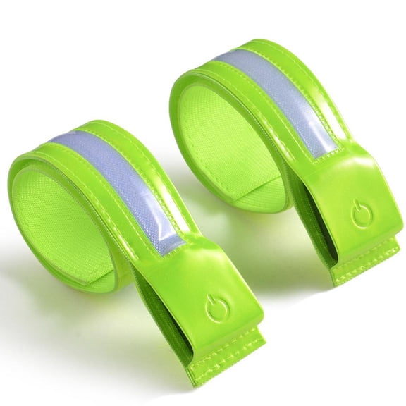 LED Armband for Running,Reflective Arm Bands for Runners,High Visibility Reflective Running Gear for Night Safety, 5 Colors & 3 Modes Light Up Wristbands,USB Rechargeable Jogging Lights