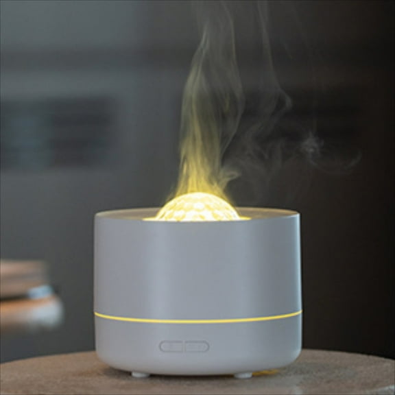 LED Aromatherapy Diffuser with Starry Night Projection - 7-Color Mood Light, USB Humidifier for Bedroom